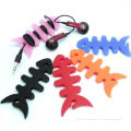 Silicone Wire Keeper / Silicone Cable Winder For Your Mp3 / Pm4 Player Or Ipod's Earphone